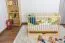 Lettino in pino massello naturale 102 | Con cassetto | Rete a doghe inclusa | 60 x 120 cm