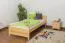 Letto singolo 78, pino massello, naturale, incl. rete a doghe - 90 x 200 cm