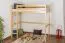 Letto a castello per bambini in legno massello di pino naturale “120” – dimensioni 90 x 200 cm