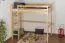 Letto a castello per bambini in legno massello di pino naturale “120” – dimensioni 90 x 200 cm