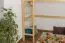 Letto a castello per bambini in legno massello di pino naturale “120” – dimensioni 90 x 200 cm