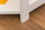 Scaffale angolare in pino massello laccato bianco Junco 58 | 200 x 71 x 54 cm | Design moderno e resistente