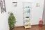 Scaffale libreria in pino massello naturale Junco 54D | 200 x 50 x 30 cm | 5 ripiani robusti | Design moderno