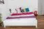 Letto king size "79", pino massiccio, laccato bianco, incl. rete a doghe - 180 x 200 cm
