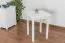 Tavolo in pino massello laccato bianco Junco 233A | 60 x 60 cm | Design compatto e moderno