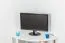 Mobile porta TV in pino massello laccato bianco | 7 ripiani | 4 ruote | 67 x 67 x 65 cm | Junco 208