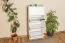 Mobile portascarpe in pino massello laccato bianco | 115 x 72 x 30 cm | Design moderno e pratico