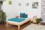 Letto una piazza e mezza "A10", pino massiccio, naturale, incl. rete a doghe - 120 x 200 cm