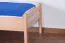 Letto singolo Easy Premium Line K1/2n in faggio massello naturale | 90 x 190 cm | Design moderno e robusto