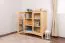 Vetrina Turakos 42 in pino massiccio naturale | 118,50 x 100 x 42 cm | Design moderno e robusto
