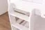 Letto a castello "Easy Premium Line" K24/n in faggio massello laccato bianco - 120 x 200 cm, divisibile