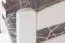 Letto a soppalco "Easy Premium Line" K22/n in faggio massello bianco - 90 x 200 cm