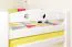 Letto a castello divisibile Easy Premium Line K19/n | Faggio massello bianco | 90 x 200 cm | Design moderno e sicuro
