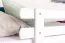 Letto a castello "Easy Premium Line" K20/n in faggio massello bianco - 90 x 200 cm, divisibile