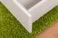 Letto a castello Easy Premium Line K18/n | Faggio massello bianco | 90 x 200 cm | 2 cassetti | Divisibile