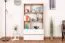 Scaffale per cameretta Alard 04 | Rovere e bianco | 151 x 80 x 40 cm | Design moderno