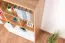 Scaffale per cameretta Alard 04 | Rovere e bianco | 151 x 80 x 40 cm | Design moderno