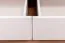Letto a castello "Easy Premium Line" K17/n in faggio massello laccato bianco, incl. 2 cassetti e 2 pannelli laterali - 90 x 200 cm, divisibile