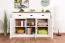 Soggiorno completo 8 pezzi | Set A Segnas | Bianco pino e marrone rovere | Stile country accogliente