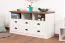 Soggiorno completo 8 pezzi | Set A Segnas | Bianco pino e marrone rovere | Stile country accogliente