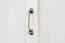 Armadio stile country 1 anta "Badile" 11 | pino bianco/marrone | 187 x 57 x 39 cm | 4 ripiani robusti