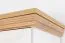 Armadio stile country 1 anta "Badile" 11 | pino bianco/marrone | 187 x 57 x 39 cm | 4 ripiani robusti