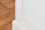 Armadio stile country 1 anta "Badile" 11 | pino bianco/marrone | 187 x 57 x 39 cm | 4 ripiani robusti