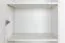Armadio stile country 1 anta "Badile" 11 | pino bianco/marrone | 187 x 57 x 39 cm | 4 ripiani robusti