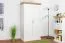 Armadio Badile 06 | 2 ante | pino bianco e marrone | 187 x 97 x 49 cm | stile country