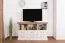 Mobile TV per soggiorno | 6 cassetti, 3 ripiani | pino bianco/marrone | 75 x 127 x 46 cm