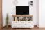 Mobile TV per soggiorno | 6 cassetti, 3 ripiani | pino bianco/marrone | 75 x 127 x 46 cm