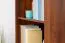 Libreria alta Sentis 19 marrone scuro | 5 scomparti spaziosi | 193 x 68 x 40 cm | Stile country elegante