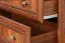 Arredo ufficio completo 4 pezzi marrone scuro | Stile rustico elegante | Serie Sentis | Alta qualità