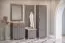 Specchio da parete Cuenca 11 | Rovere e grigio moderno | 103 x 80 x 6 cm | Design elegante