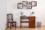 Scrivania in pino massello color noce Junco 191 | 75x100x55 cm | Design moderno e funzionale