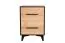Comodino Altels 22 | Rovere Riviera e Marrone Scuro | 68 x 47 x 40 cm | 2 Cassetti
