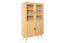 Vetrinetta Aurornis 26 | Pino massiccio naturale | 166 x 96 x 40 cm | Design moderno ed elegante
