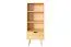 Libreria Aurornis 23 in pino massiccio naturale | 125 x 50 x 40 cm | Design moderno | Spazio ottimizzato