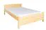 Letto singolo in pino massello naturale | Rete a doghe inclusa | 120 x 200 cm | Design moderno