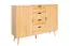 Cassettiera Aurornis 46 in rovere massiccio naturale | Design moderno | 104 x 142 x 40 cm