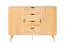 Cassettiera Aurornis 46 in rovere massiccio naturale | Design moderno | 104 x 142 x 40 cm