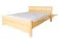Letto francese in pino massello naturale 67 | Rete a doghe inclusa | 140 x 200 cm | Design moderno