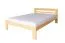 Letto matrimoniale francese in pino massello naturale 73 | Design moderno | Rete a doghe inclusa | 140 x 200 cm