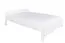 Letto singolo moderno, letto per ospiti in faggio massiccio bianco 117, con rete a doghe, superficie di riposo 140 x 200 cm, lavorazione di alta qualità, durevole nel tempo