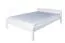 Letto matrimoniale bianco, letto moderno per ospiti pino massiccio 85, rete a doghe inclusa, superficie di appoggio 160 x 200 cm, design semplice, montaggio facile