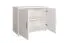 Cassettiera Columba 18 in pino massiccio bianco | 2 ampi scomparti | 79 x 100 x 50 cm | Design moderno e spazioso