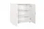 Cassettiera moderna in pino massiccio bianco Columba 05 | 101 x 100 x 50 cm | 3 scomparti spaziosi, 2 ante, robusta