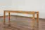 Panca in rovere massello "Wooden Nature" 134 | 160 x 33 cm | Design moderno e robustezza