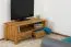Mobile porta TV in rovere massello "Wooden Nature" 125 | Design moderno | 48 x 116 x 45 cm | 2 cassetti