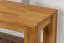 Panca in faggio massello 140 x 35 cm | Stile moderno | Robusta e stabile | Colore naturale